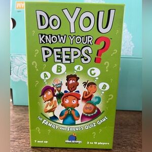 NEW “DO YOU KNOW YOUR PEEPS?” GAME